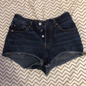 Levi’s 501 Dark Wash Shorts